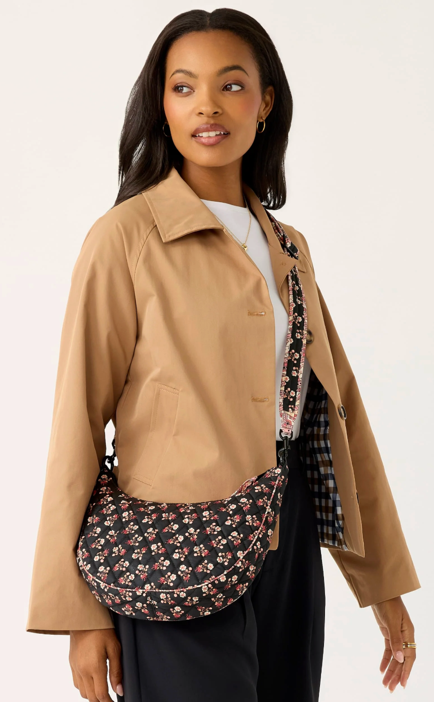 Clara Convertible Shoulder Bag- Melissa Ditsy