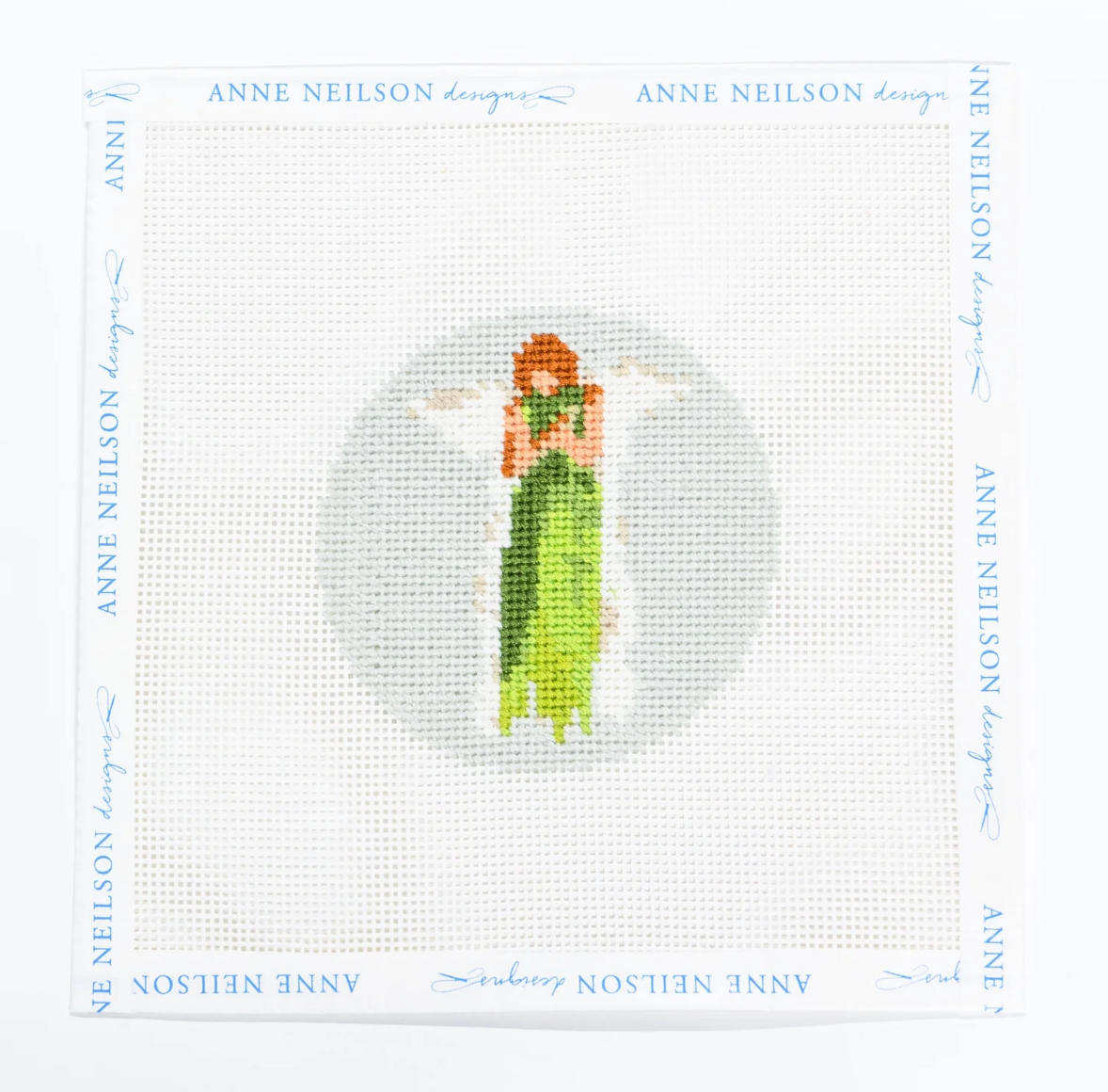 Green Angel Beginner Needlepoint Kit