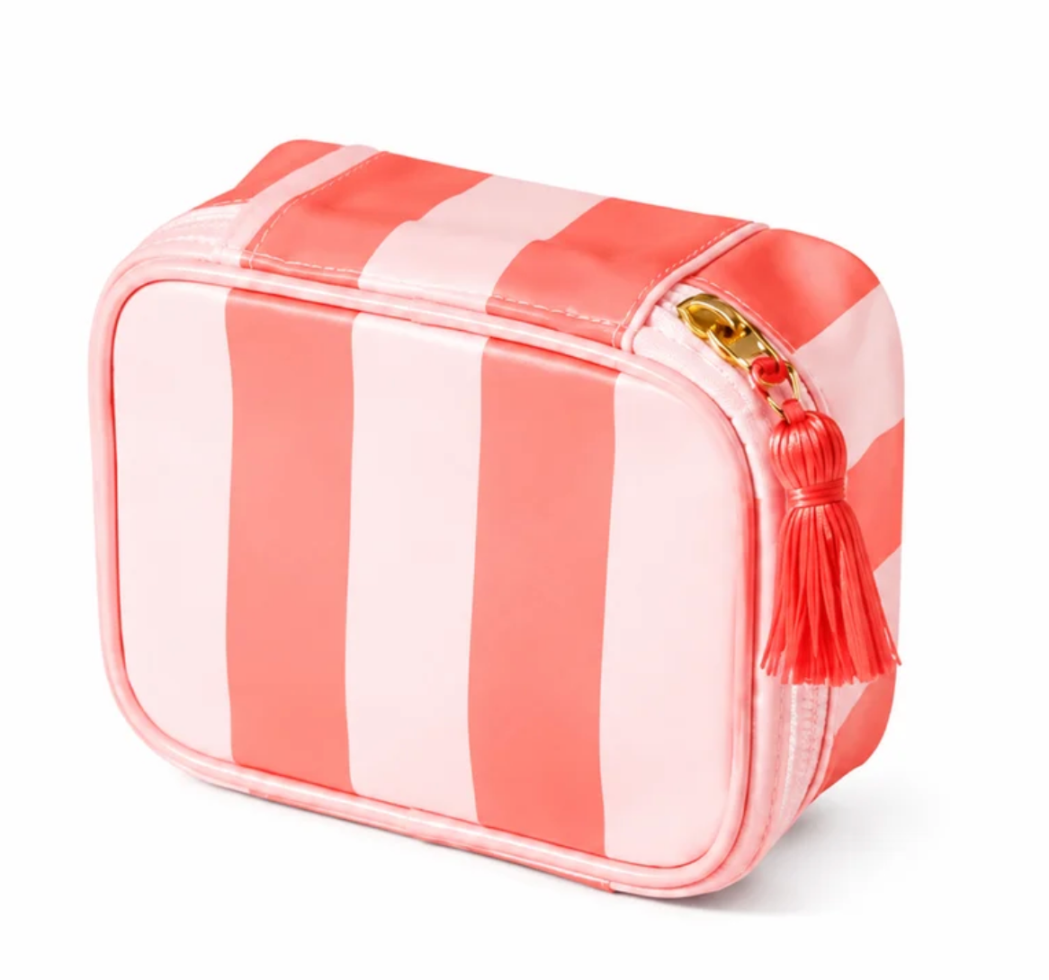 Stripe Sugar Jewelry Box-Pink & Red