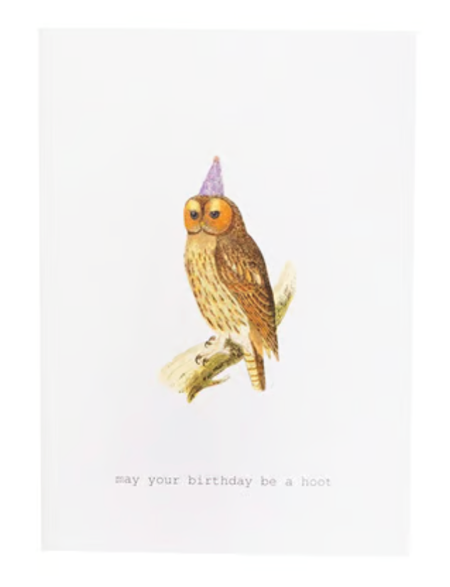 BIRTHDAY HOOT GREETING CARD