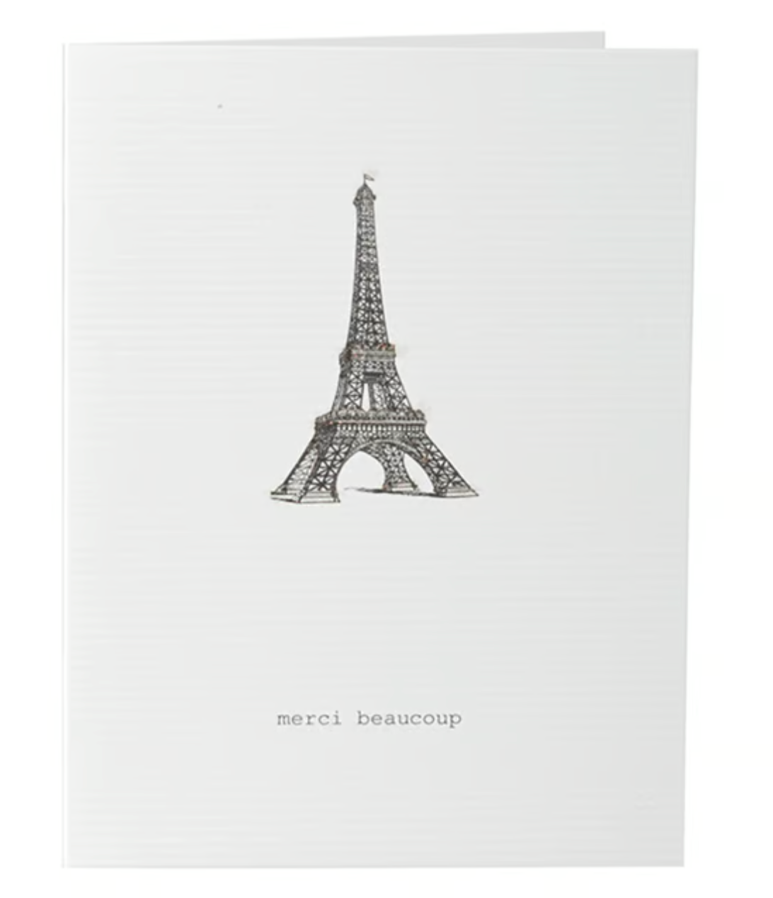 MERCI BEAUCOUP GREETING CARD