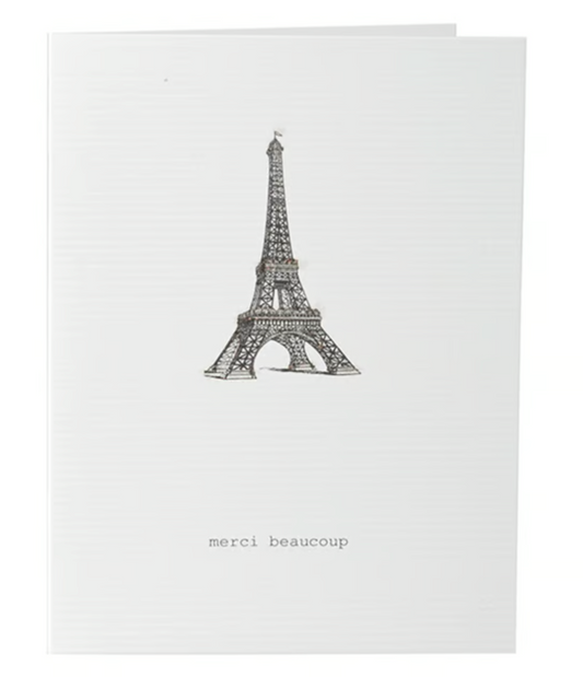 MERCI BEAUCOUP GREETING CARD