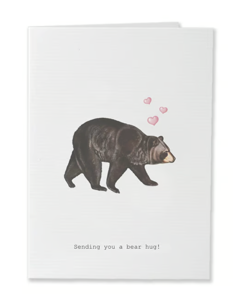 BEAR HUG GREETING CARD