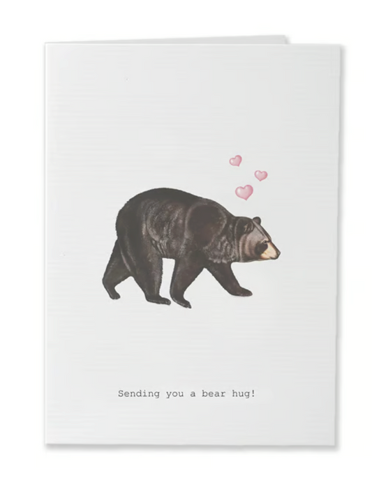BEAR HUG GREETING CARD