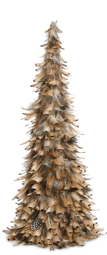 Camel Feathered Cone Trees- 3 Sizes