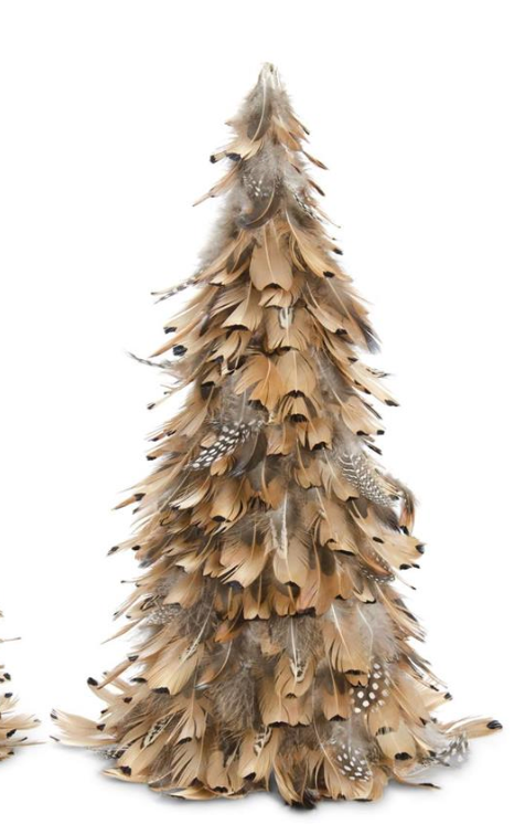 Camel Feathered Cone Trees- 3 Sizes