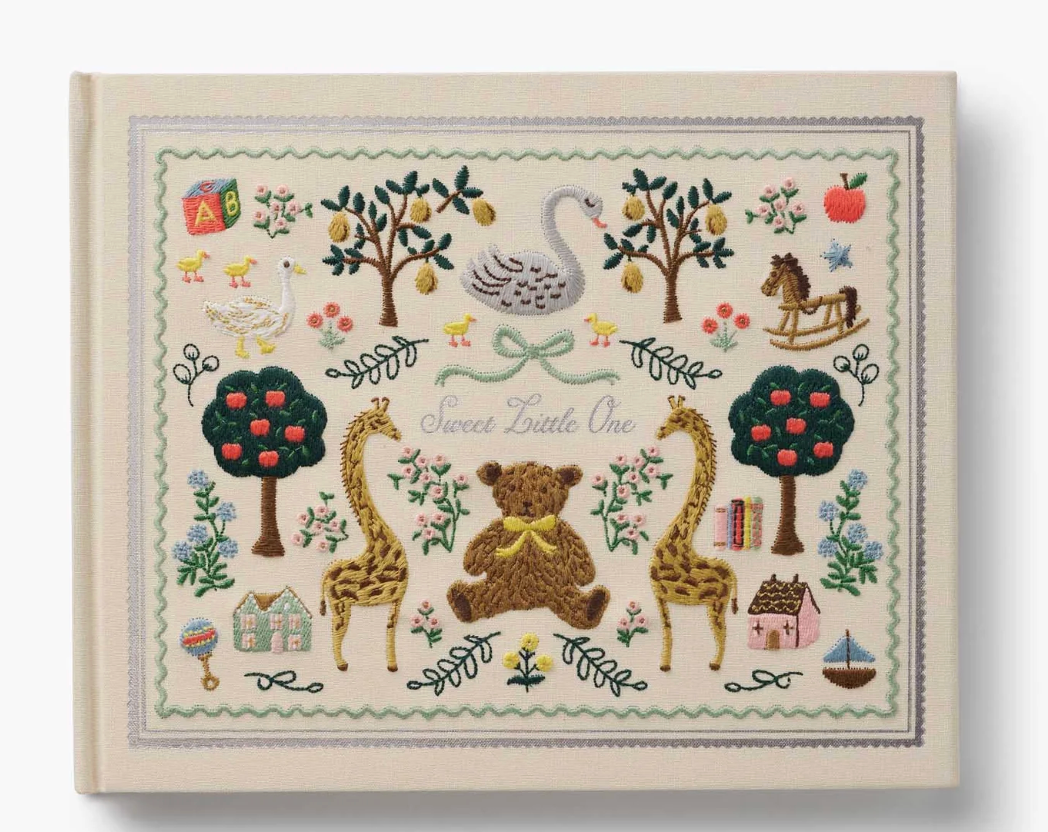 Embroidered Baby Book
