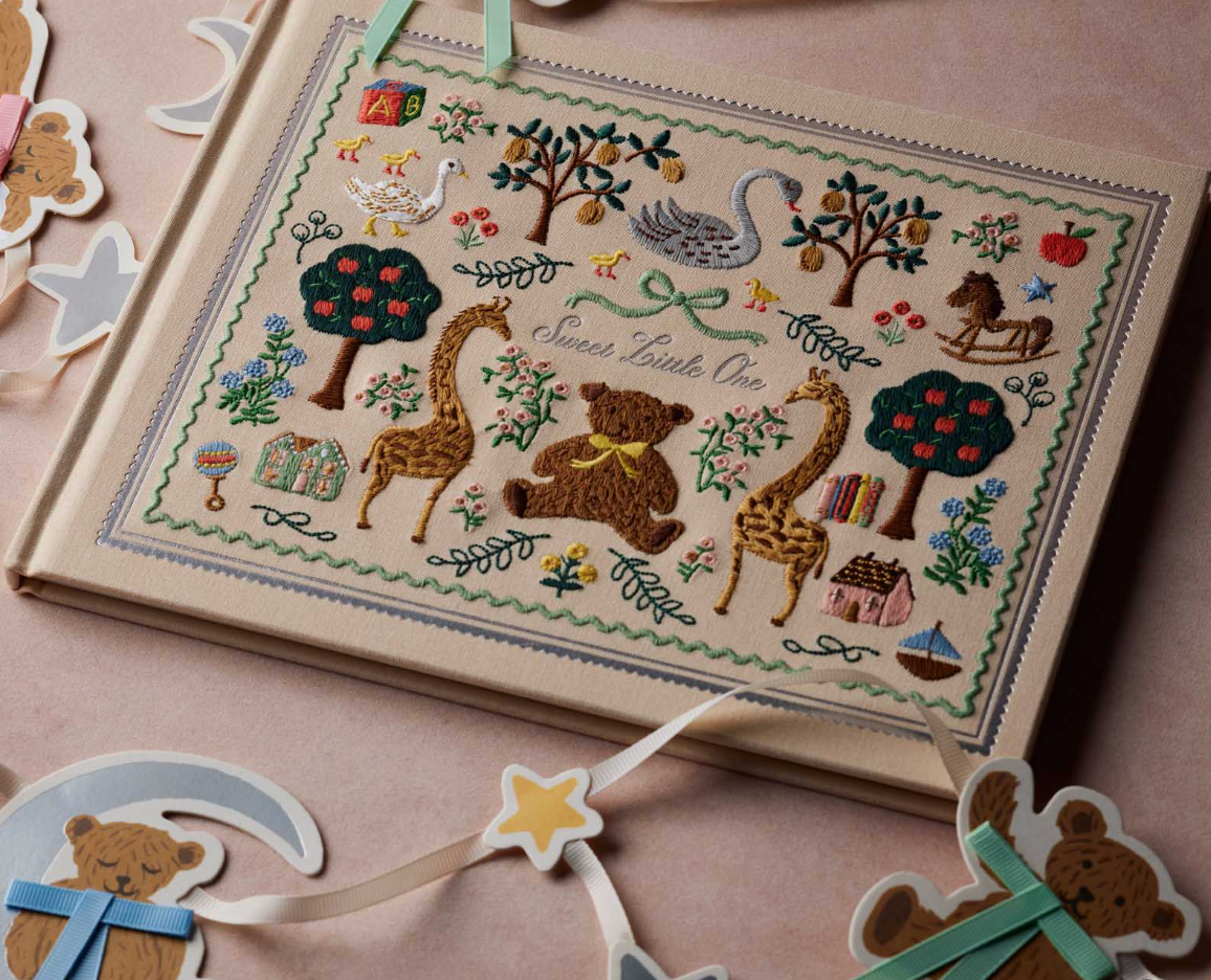 Embroidered Baby Book