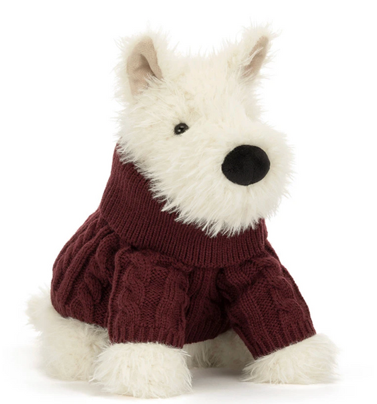 Munro Scottie Dog 'Winter Jumper'