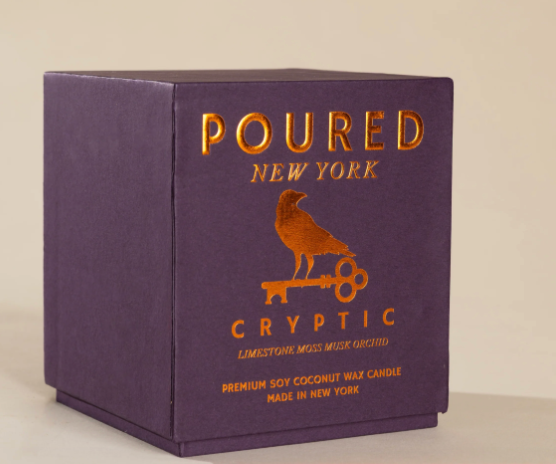 Cryptic | Poured New York- 22 OZ Vintage Pattern Etched
