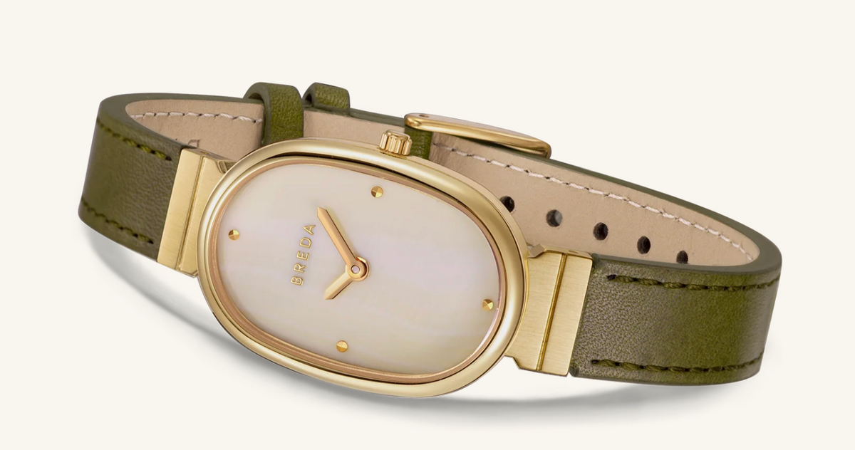 Jane (Leather)  Gold/Champagne/Olive