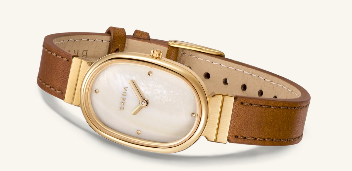 Jane (Leather)  Gold/Champagne/Brown