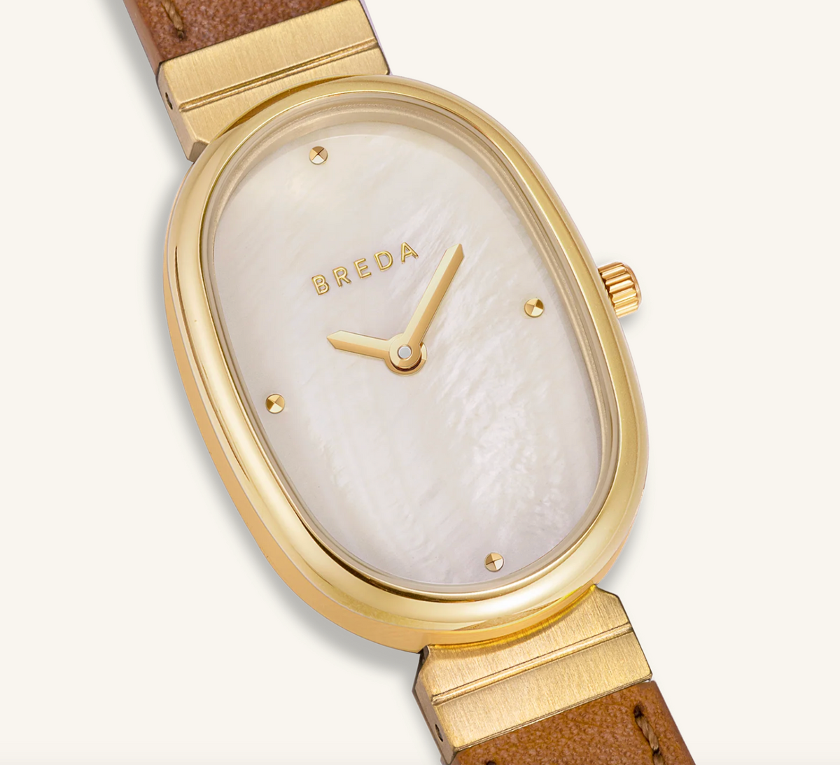 Jane (Leather)  Gold/Champagne/Brown