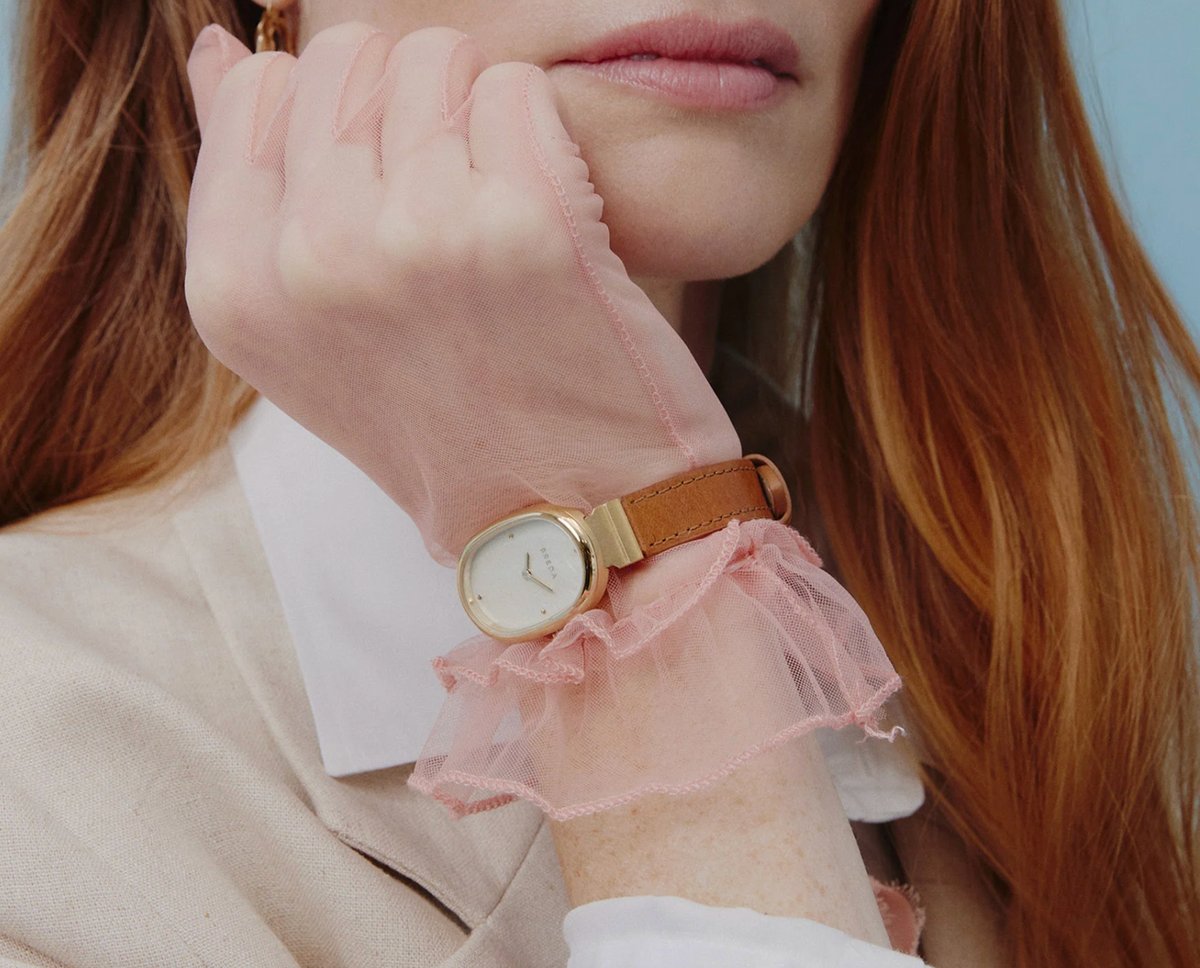 Jane (Leather)  Gold/Champagne/Brown