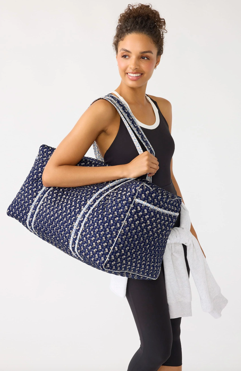 Large Original Duffel Bag-Rachel Ditsy Peacoat