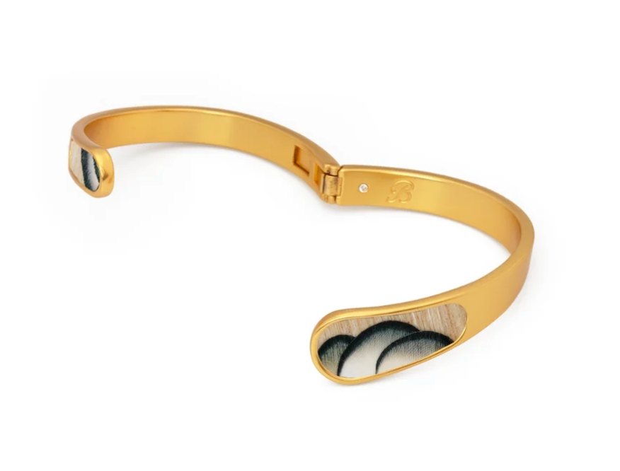 Bezel Hinge Cuff - Lainey
