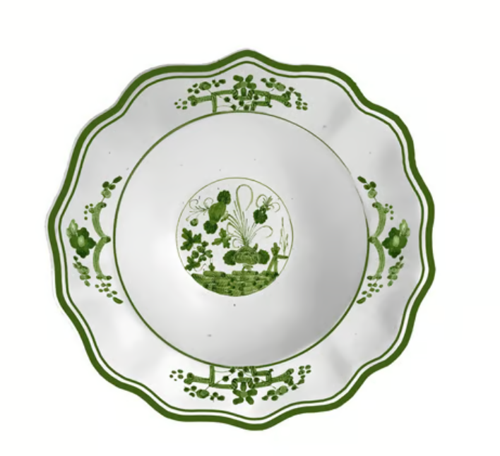 VIDA Faenza Mini Bowl (Green and White)