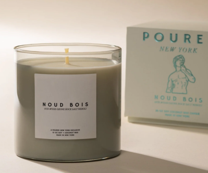Noud Bois | Poured New York- 10 OZ Soy Coconut Wax Candle