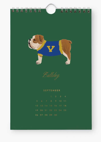 2027 Dog of the Month Kitchen Calendar