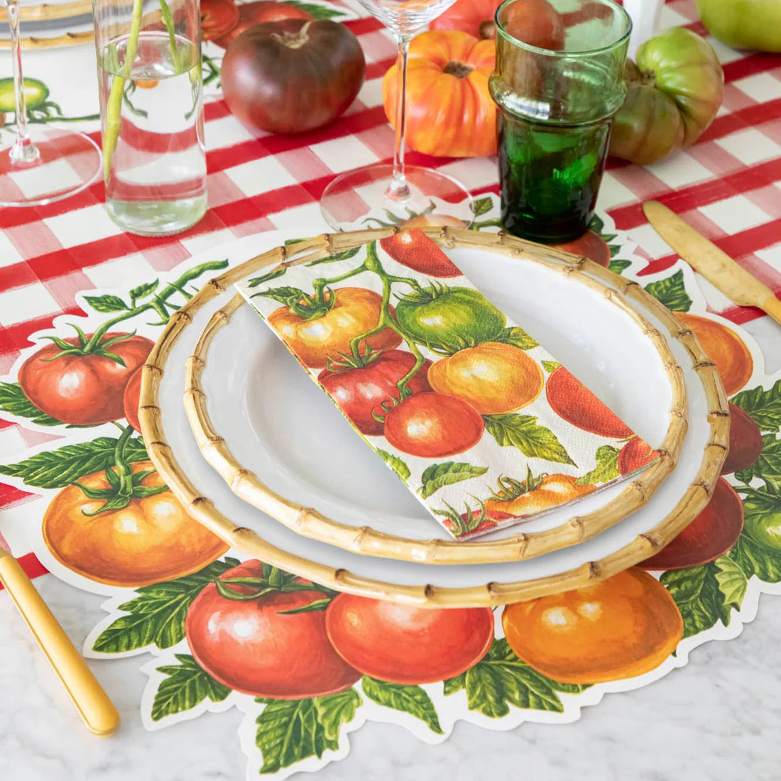 Die-cut Tomato Placemat