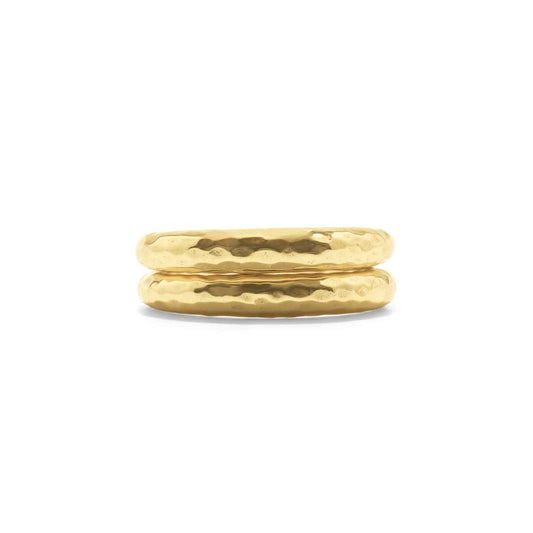 Cleopatra Slice Stacking Ring Set - Gold