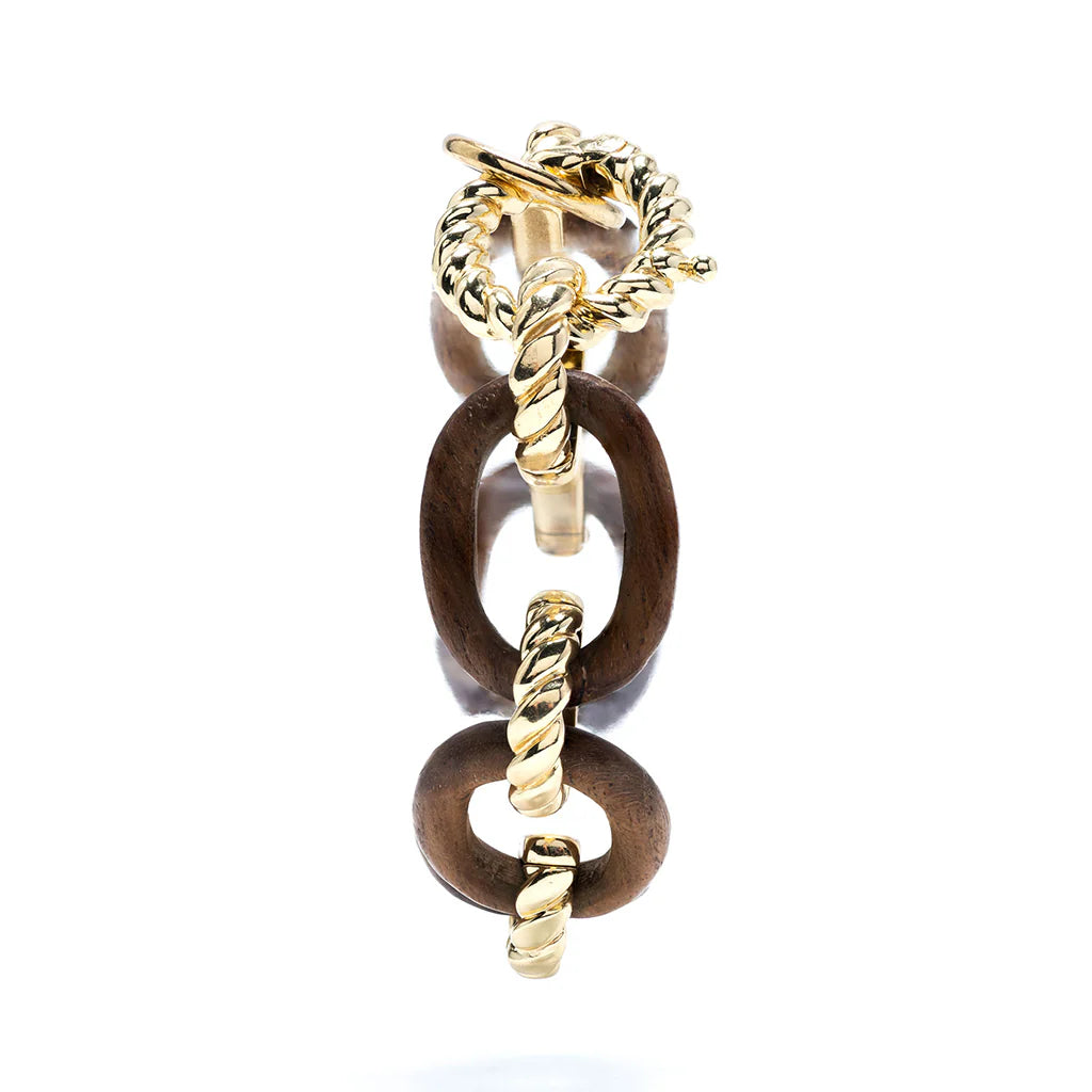 Earth Goddess Link Bracelet - Teak