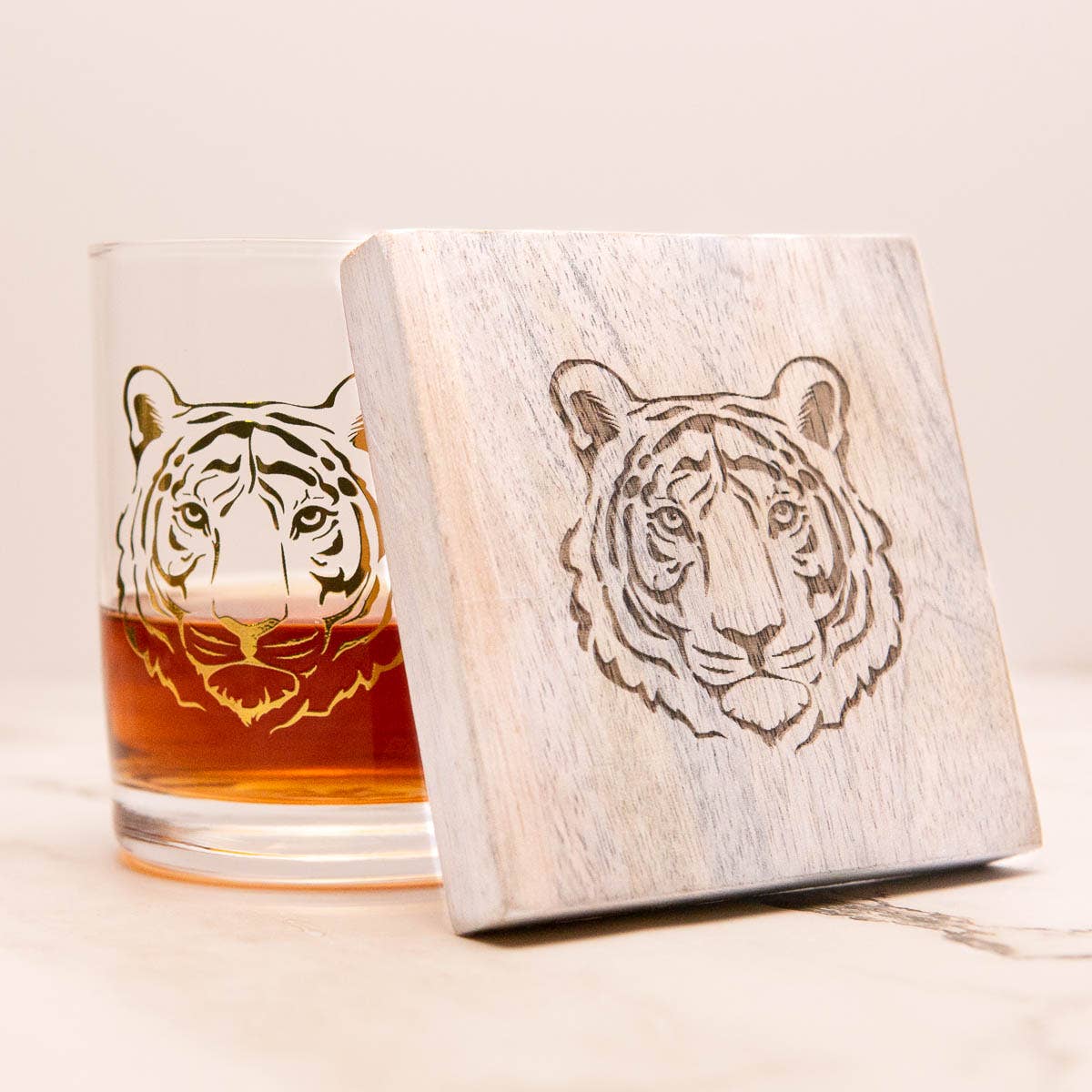 Tiger Rocks Glass
