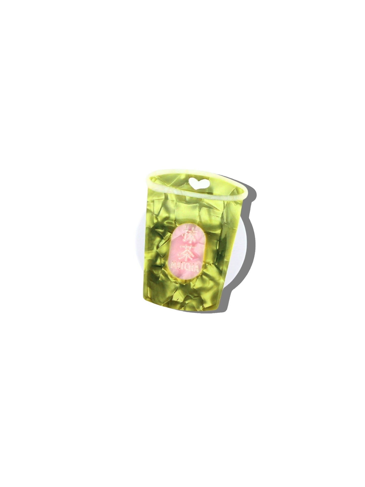 Hand-painted Matcha Grip Charm | Eco-Friendly