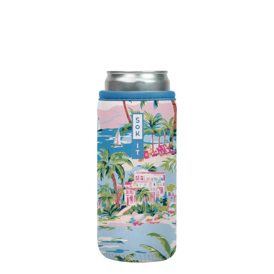 CanSok - Beachside Bliss: 12oz Slim Can