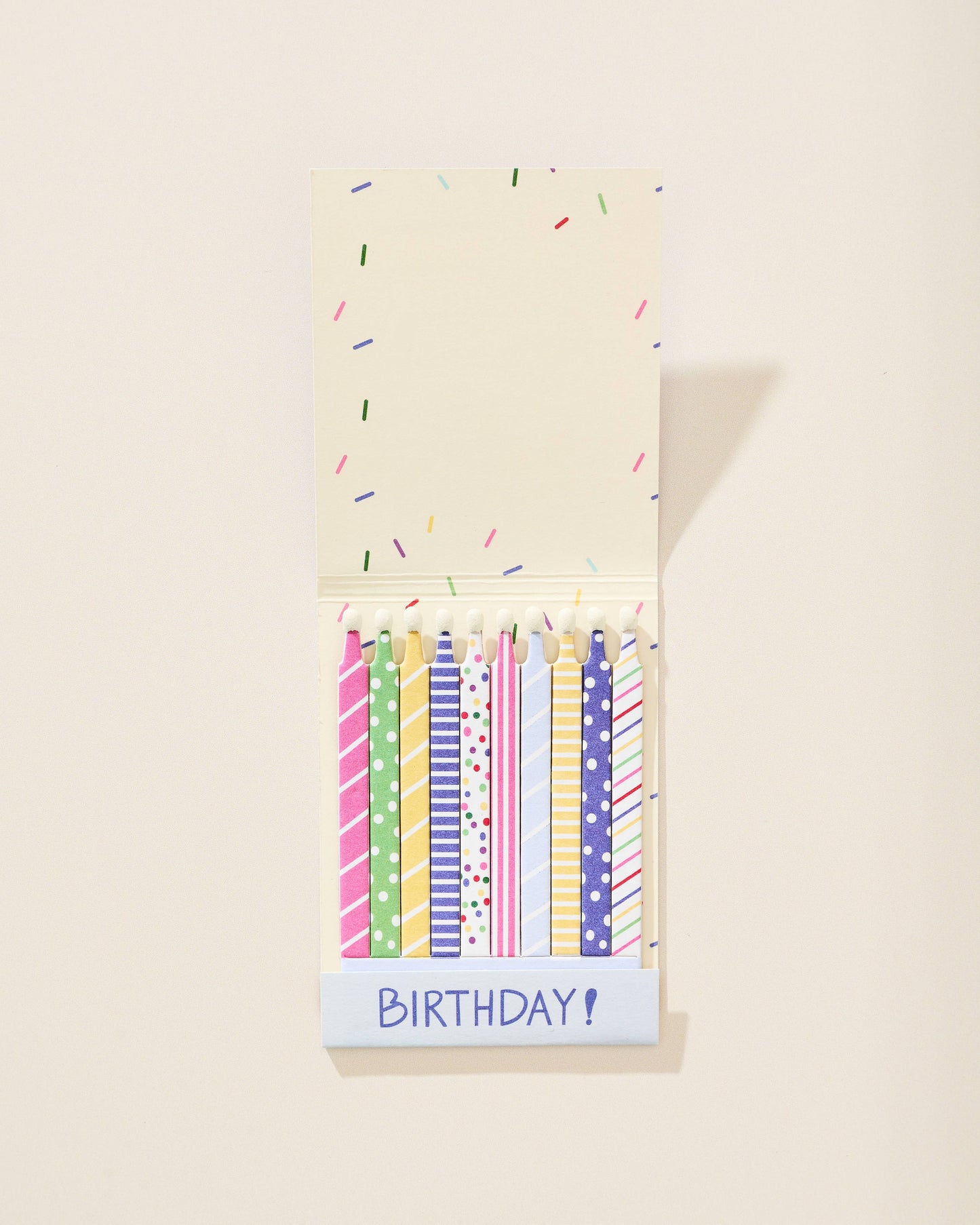 Birthday Card Matchbook