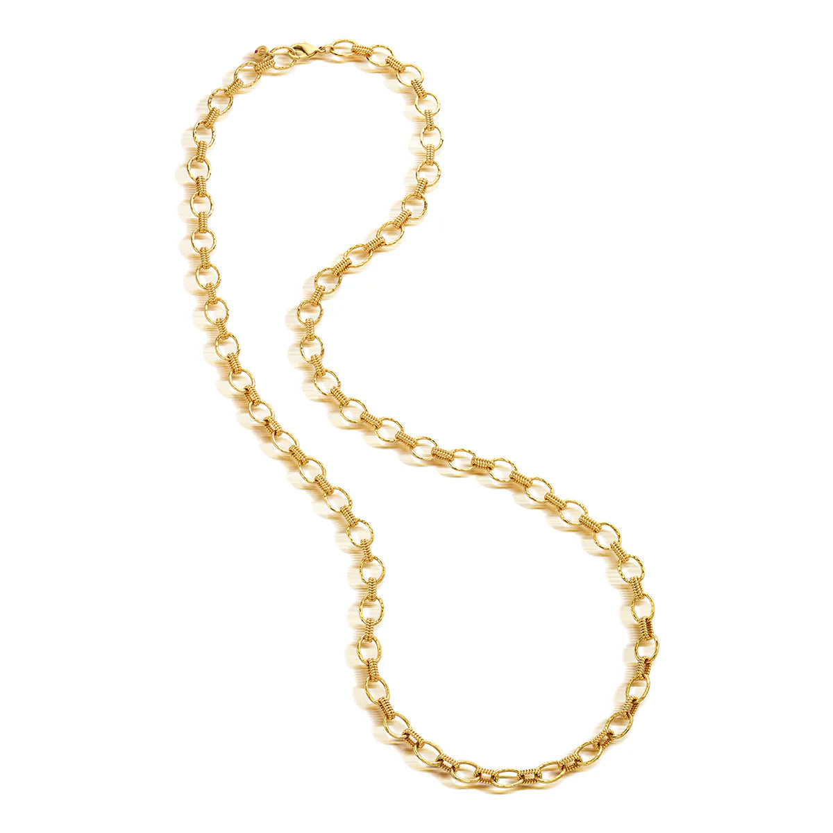 Cleopatra Small Link Necklace, Gold