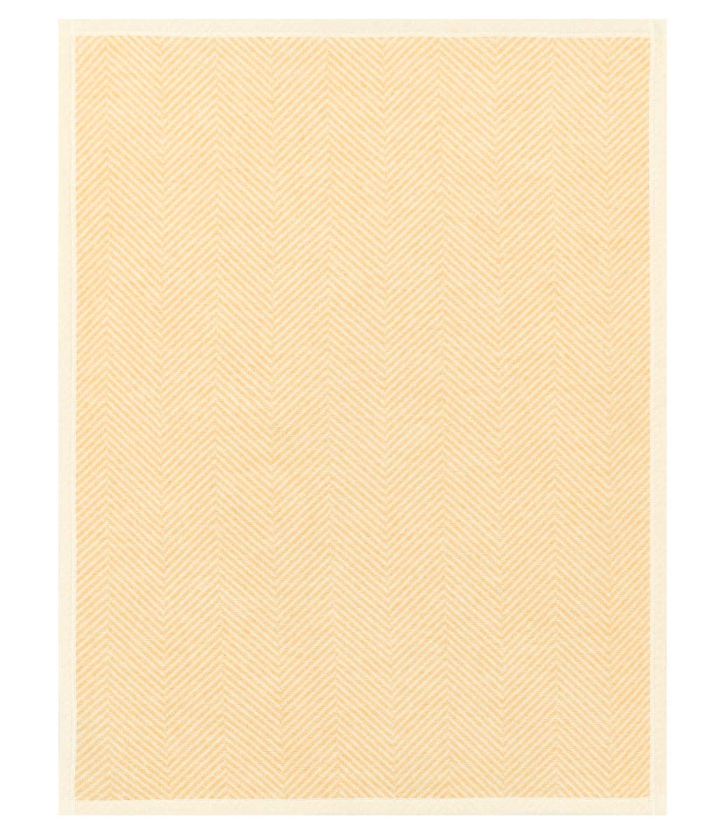 Harborview Herringbone Butter Yellow Mini Blanket: Mini