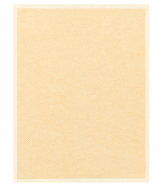Harborview Herringbone Butter Yellow Mini Blanket: Mini