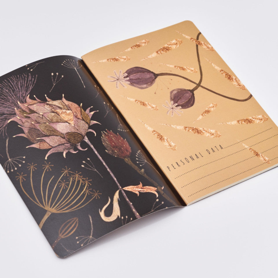 Small Notebook- Night Flowers