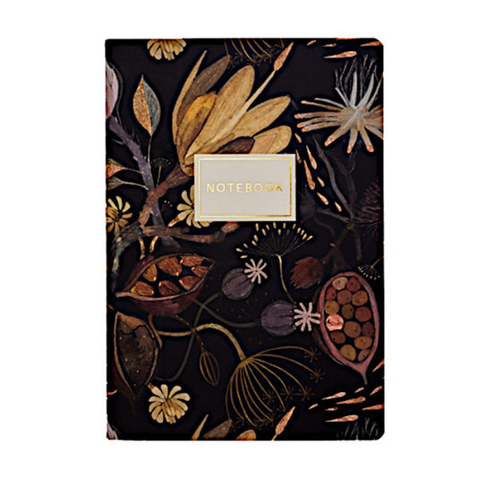 Small Notebook- Night Flowers