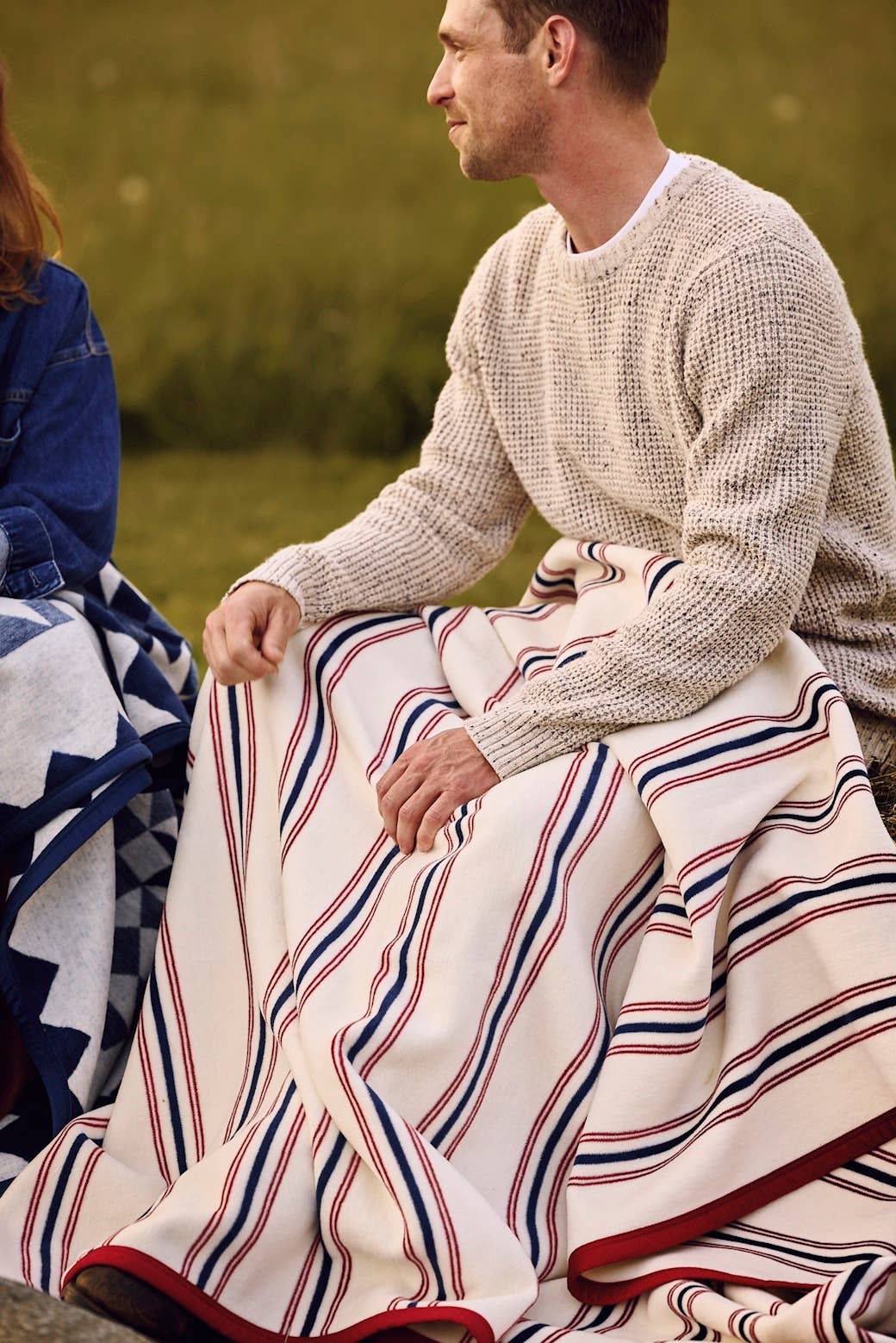 Front Porch Stripe Blanket: Original