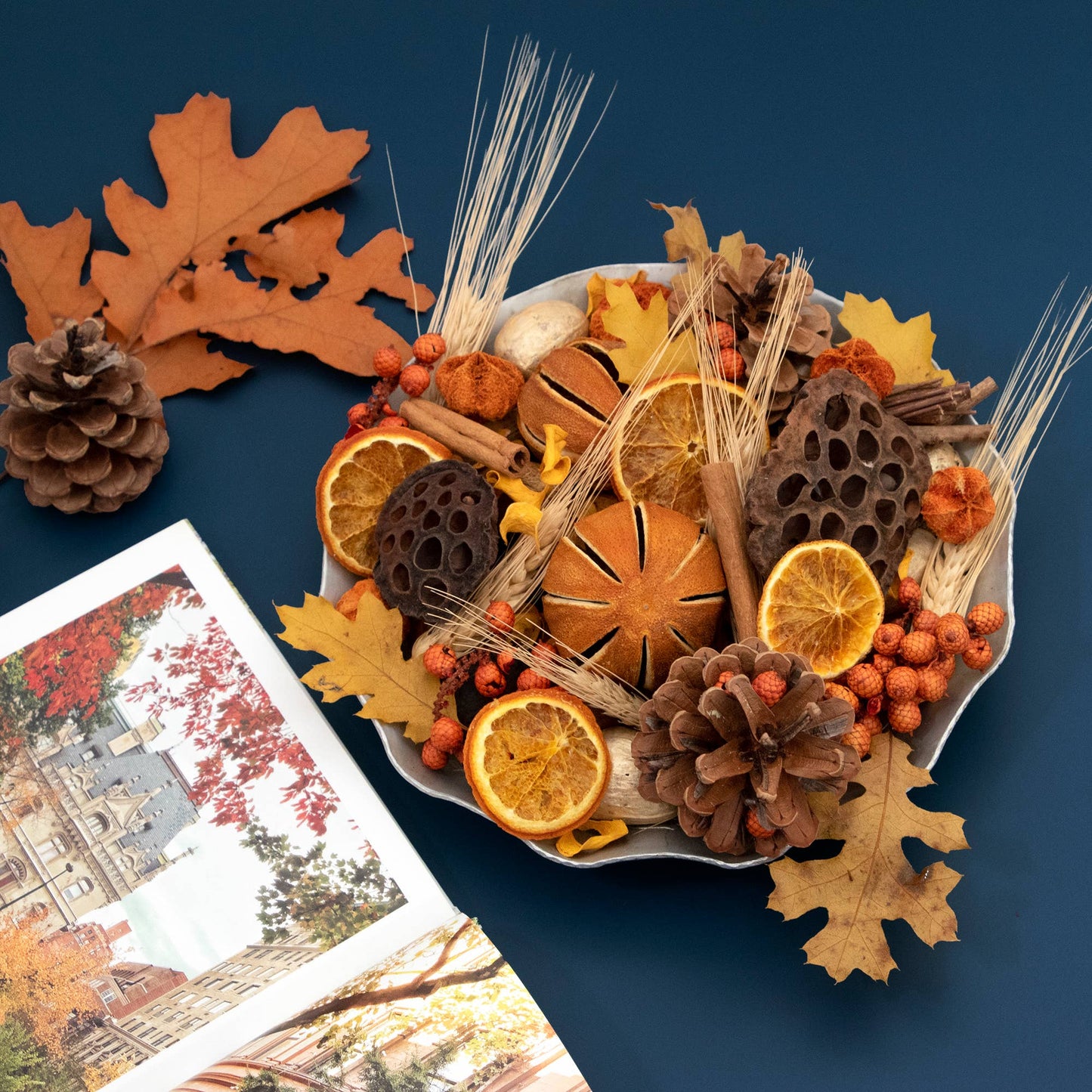 Harvest Citrus Potpourri Jar