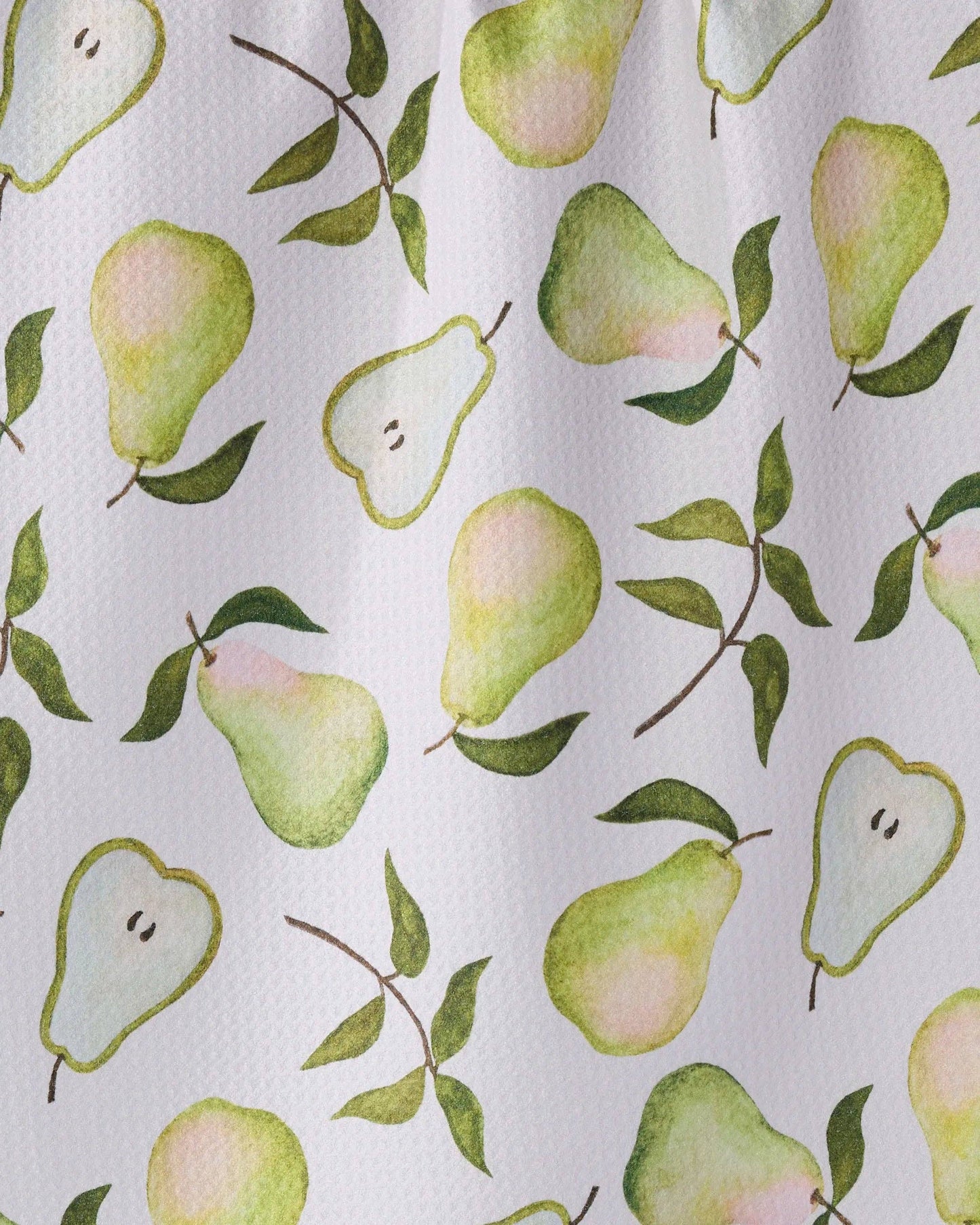 Pearwood Tea Towel: White