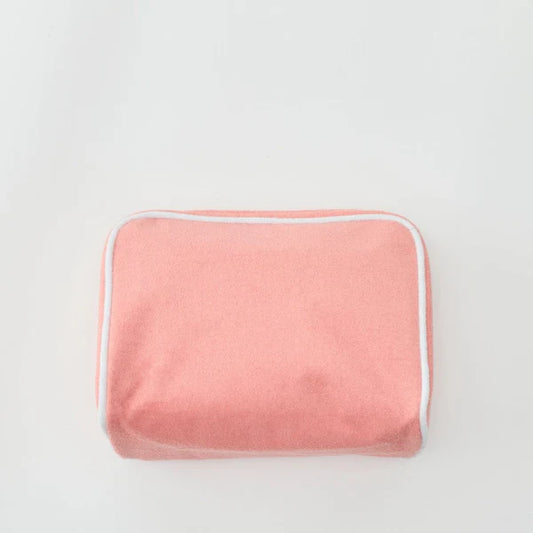 Small Signature Toiletry Bag-Coral