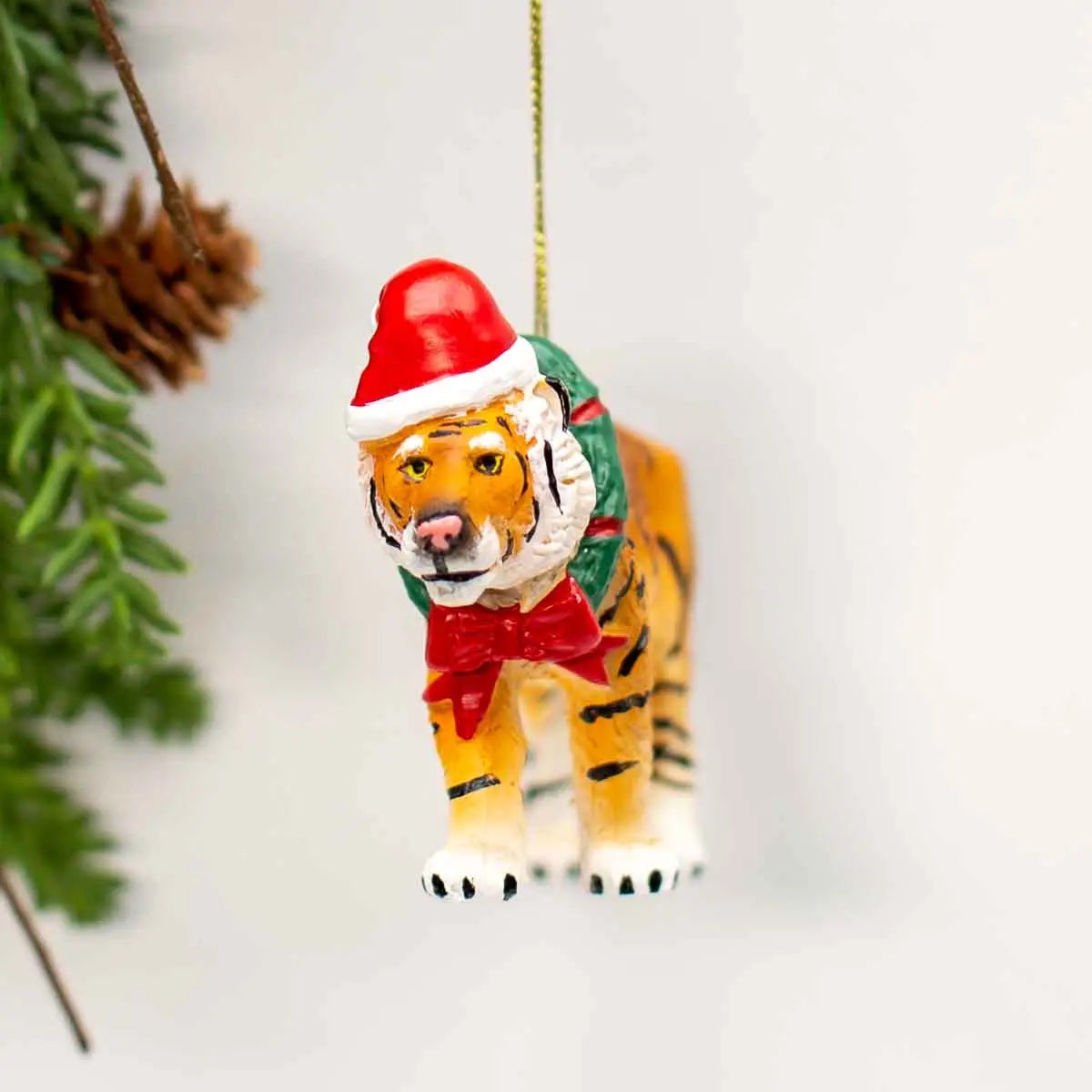 Christmas Tiger Ornament