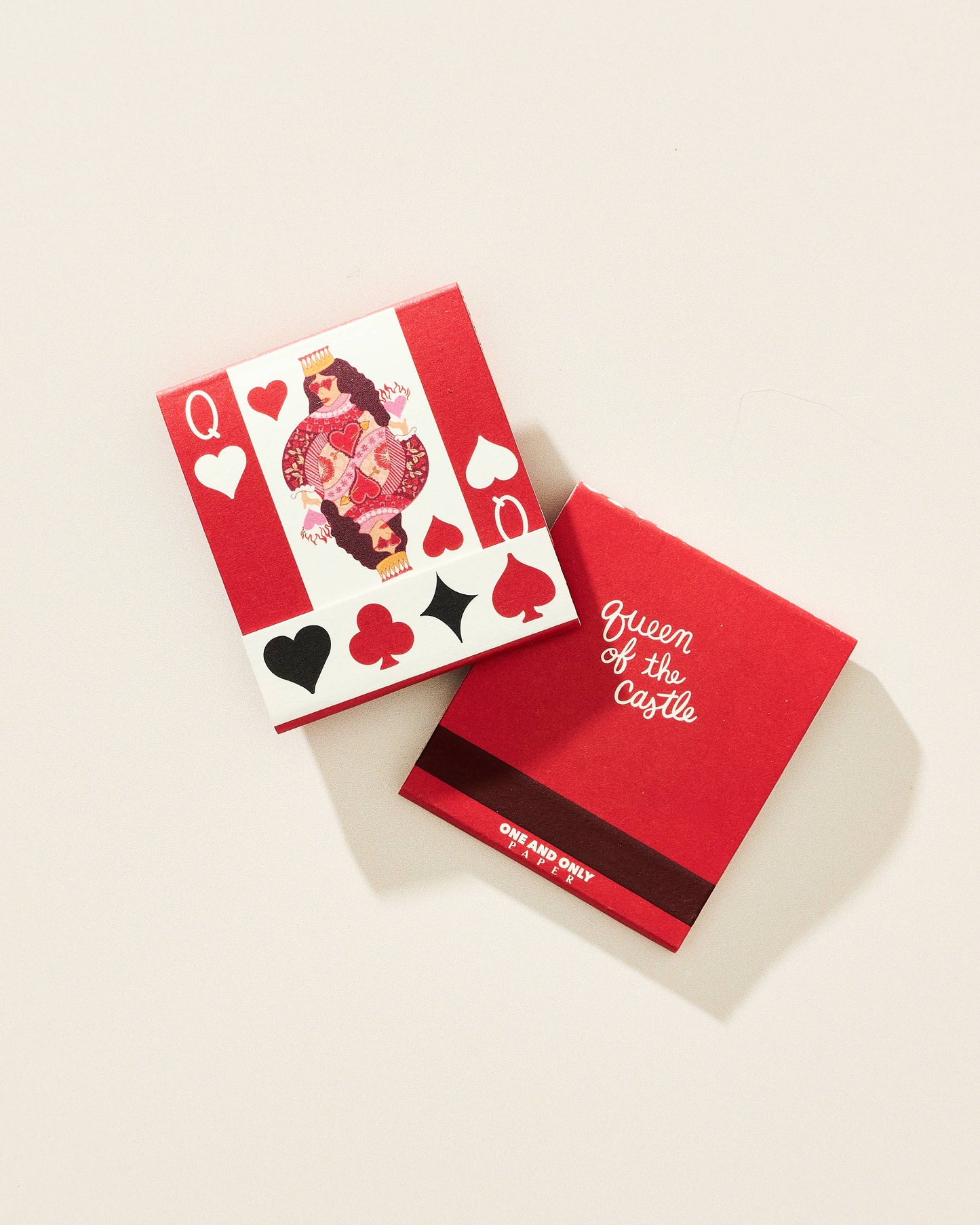 Queen of the Castle Printed Stem Matchbook