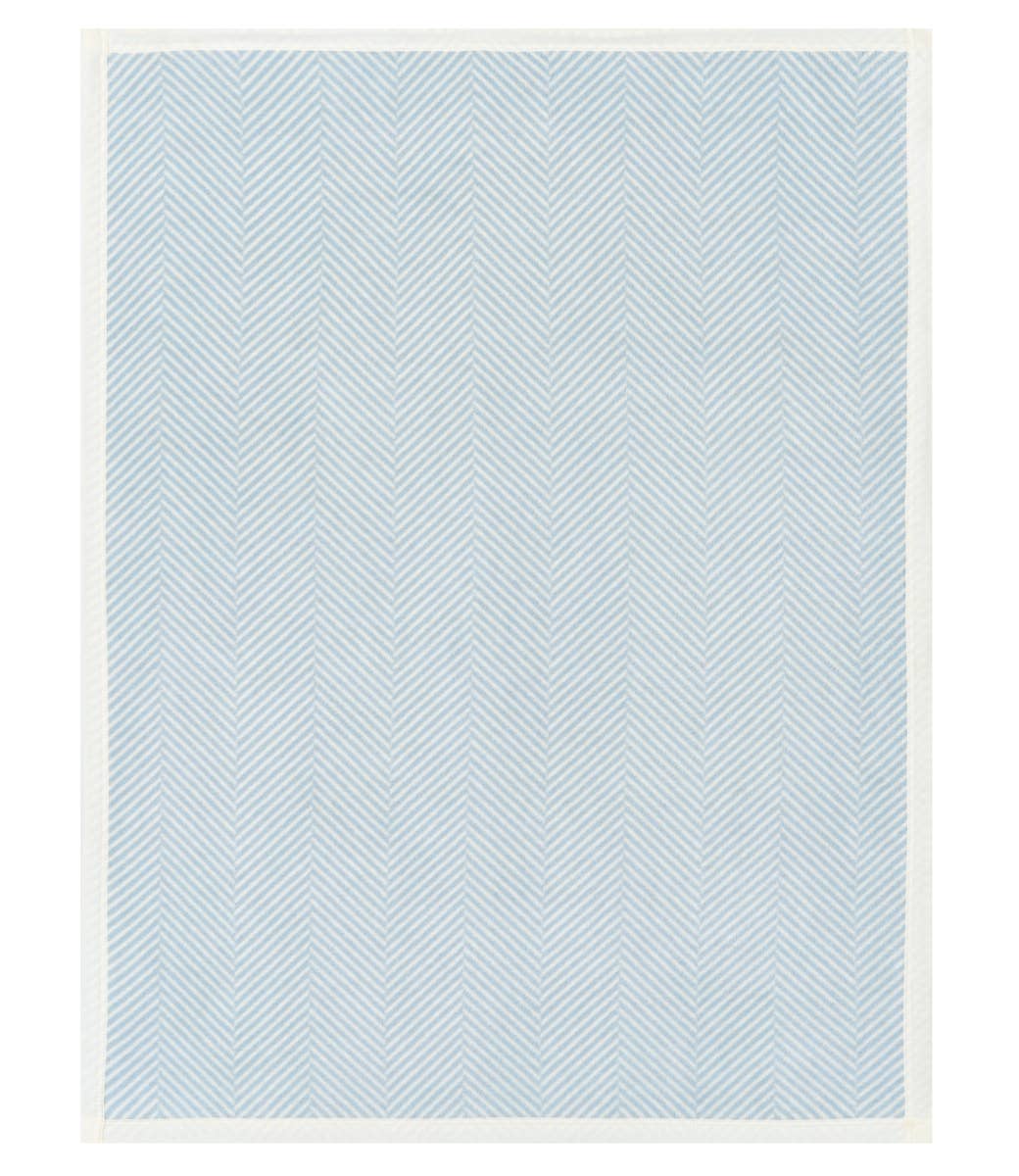 Harborview Herringbone Sky Mini Blanket: Mini