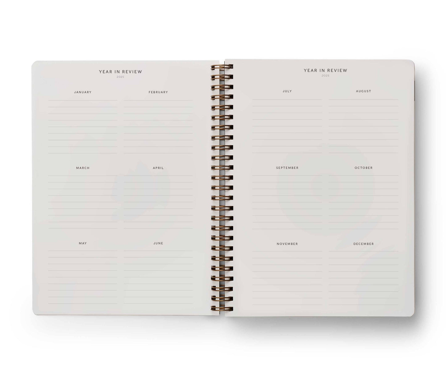 2025 Roses 12-Month Softcover Spiral Planner