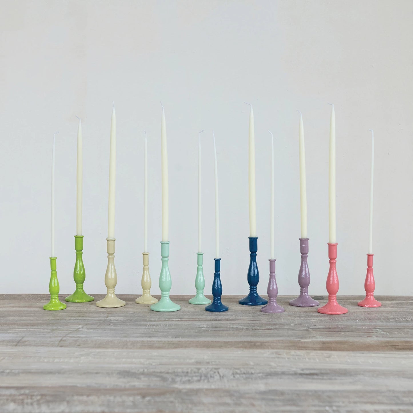 Cast Iron Taper Holder, 6 Colors (Holds 1/2" Taper)