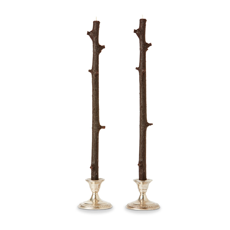 Stick Candles- Hemlock Pair