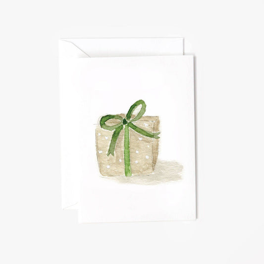Kraft gift mini notecard