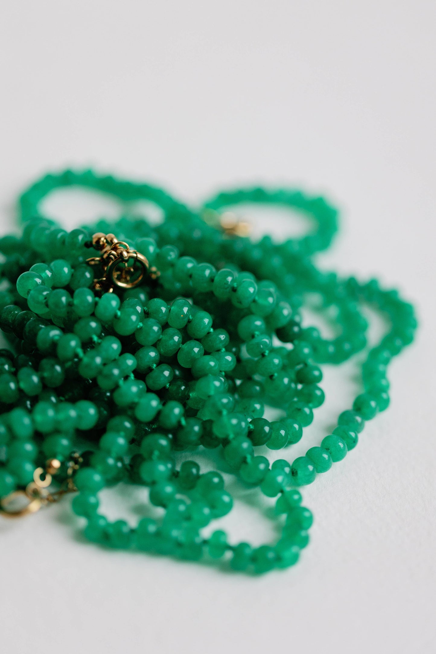 16.5" Genuine Jade Necklace