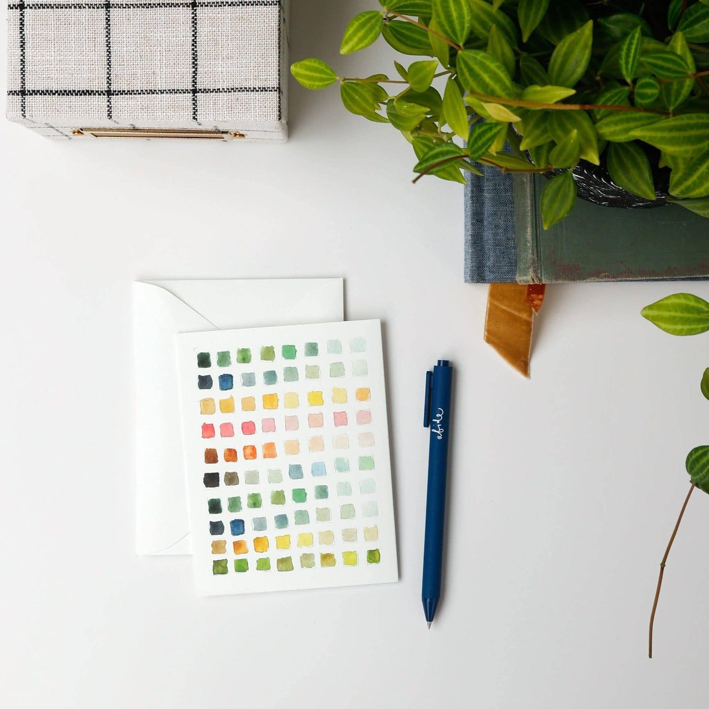 Paint swatch notecard: Set of 8
