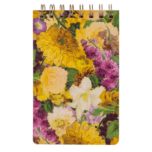 Sprial Flip Notepad- Bouquet