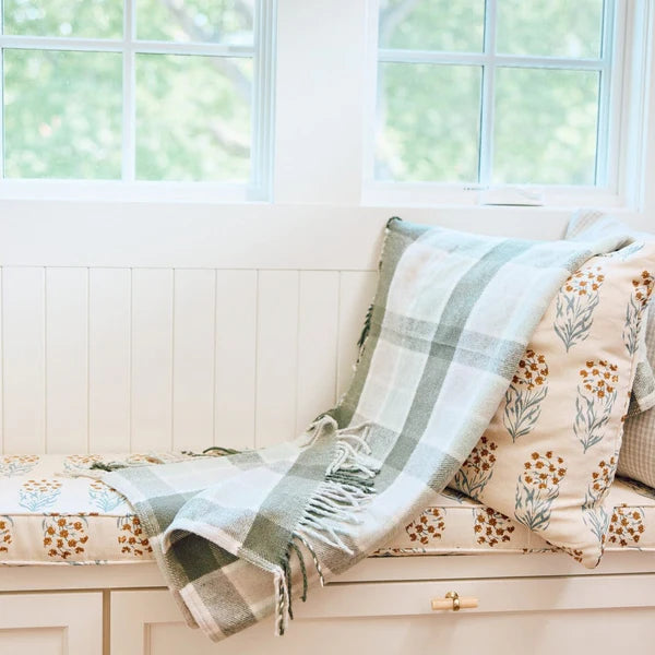 Throw Blanket- Fern Plaid
